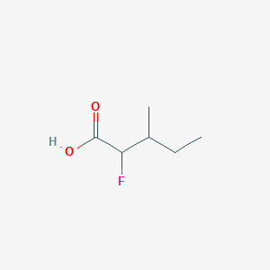 molecular formula C6H11FO2 B1331194 2-Fluoro-3-methylpentanoic acid CAS No. 6087-16-7