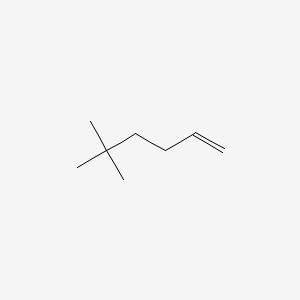 molecular formula C8H16 B13311958 5,5-Dimethylhex-1-ene CAS No. 7116-86-1