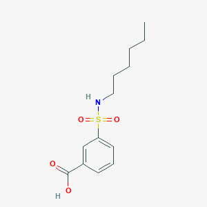 B1331197 3-(Hexylsulfamoyl)benzoic acid CAS No. 500292-07-9