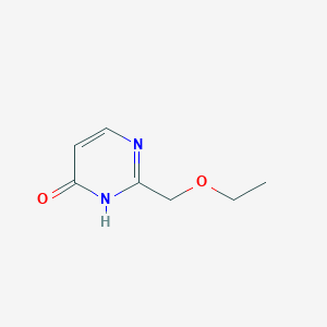 molecular formula C7H10N2O2 B13311973 2-(Ethoxymethyl)-3,4-dihydropyrimidin-4-one 