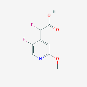 2-Fluoro-2-(5-fluoro-2-methoxypyridin-4-yl)acetic acid