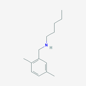 molecular formula C14H23N B13312013 [(2,5-Dimethylphenyl)methyl](pentyl)amine 