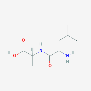 molecular formula C9H18N2O3 B1331210 Leucylalanine CAS No. 67368-02-9