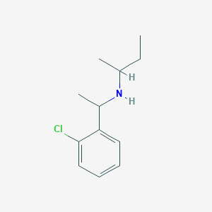 molecular formula C12H18ClN B13312103 (Butan-2-yl)[1-(2-chlorophenyl)ethyl]amine 