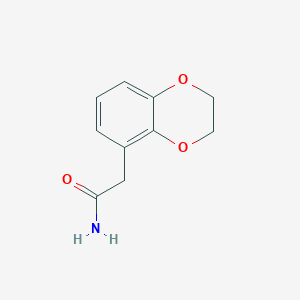 1,4-Benzodioxin-5-acetamide, 2,3-dihydro-