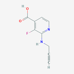 3-Fluoro-2-[(prop-2-yn-1-yl)amino]pyridine-4-carboxylic acid