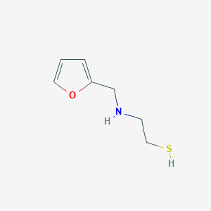molecular formula C7H11NOS B1331213 2-[(呋喃-2-基甲基)氨基]乙硫醇 CAS No. 62868-01-3