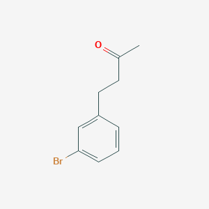 molecular formula C10H11BrO B1331217 4-(3-Bromophenyl)butan-2-one CAS No. 3506-70-5