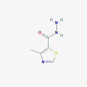 molecular formula C5H7N3OS B1331218 4-甲基-1,3-噻唑-5-甲酰肼 CAS No. 89179-72-6