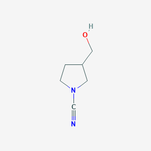 3-(Hydroxymethyl)pyrrolidine-1-carbonitrile