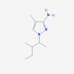 4-Methyl-1-(3-methylpentan-2-yl)-1H-pyrazol-3-amine