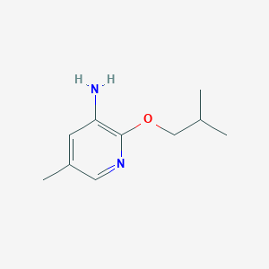 5-Methyl-2-(2-methylpropoxy)pyridin-3-amine