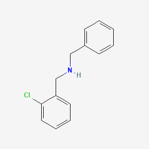 molecular formula C14H14ClN B1331226 苄基-(2-氯苄基)-胺 CAS No. 67342-76-1