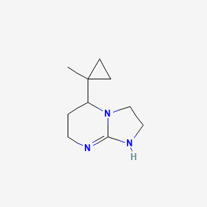 5-(1-Methylcyclopropyl)-2H,3H,5H,6H,7H,8H-imidazo[1,2-a]pyrimidine