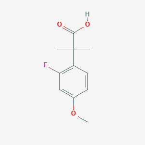 2-(2-Fluoro-4-methoxyphenyl)-2-methylpropanoic acid