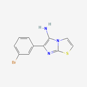 6-(3-Bromophenyl)imidazo[2,1-b][1,3]thiazol-5-amine