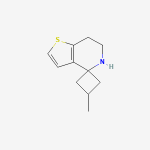 3-Methyl-6',7'-dihydro-5'H-spiro[cyclobutane-1,4'-thieno[3,2-c]pyridine]