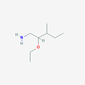 molecular formula C8H19NO B13312405 2-Ethoxy-3-methylpentan-1-amine 