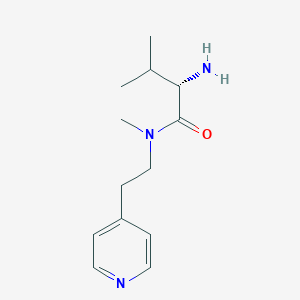 (2S)-2-Amino-N,3-dimethyl-N-[2-(pyridin-4-YL)ethyl]butanamide