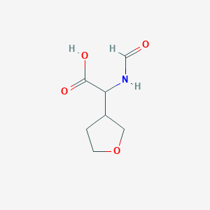 2-Formamido-2-(oxolan-3-yl)acetic acid