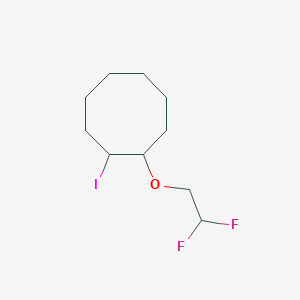 1-(2,2-Difluoroethoxy)-2-iodocyclooctane