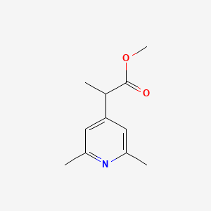 Methyl 2-(2,6-dimethylpyridin-4-yl)propanoate