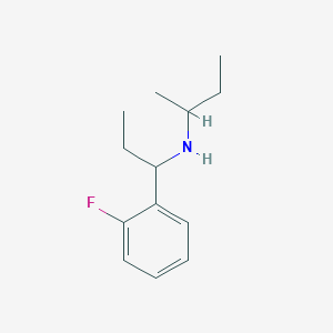 molecular formula C13H20FN B13312485 (Butan-2-yl)[1-(2-fluorophenyl)propyl]amine 