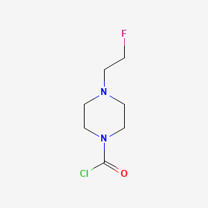 4-(2-Fluoroethyl)piperazine-1-carbonyl chloride