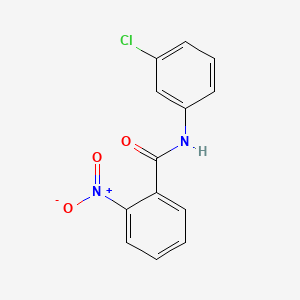 molecular formula C13H9ClN2O3 B1331251 N-(3-chlorophenyl)-2-nitrobenzamide CAS No. 73544-84-0