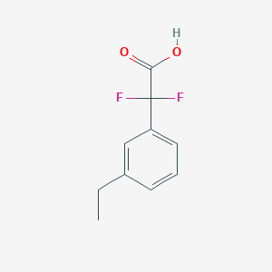 2-(3-Ethylphenyl)-2,2-difluoroacetic acid