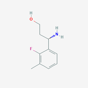 (3S)-3-Amino-3-(2-fluoro-3-methylphenyl)propan-1-OL