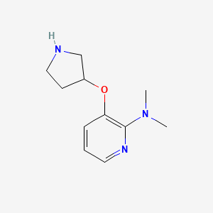 N,N-Dimethyl-3-(pyrrolidin-3-yloxy)pyridin-2-amine