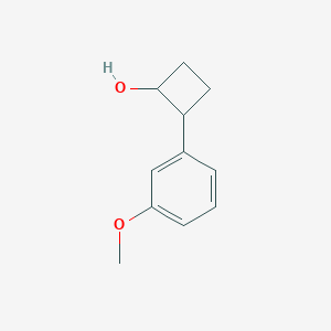 2-(3-Methoxyphenyl)cyclobutan-1-OL