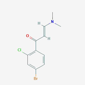 (2E)-1-(4-Bromo-2-chlorophenyl)-3-(dimethylamino)prop-2-EN-1-one