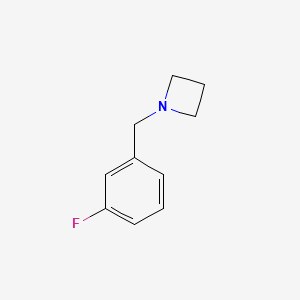 1-[(3-Fluorophenyl)methyl]azetidine