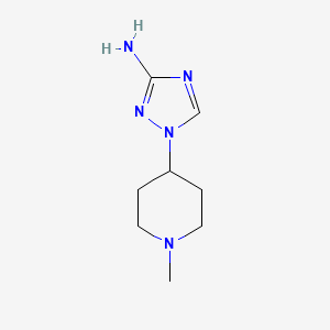 1-(1-Methylpiperidin-4-yl)-1H-1,2,4-triazol-3-amine