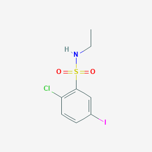 2-Chloro-N-ethyl-5-iodobenzene-1-sulfonamide