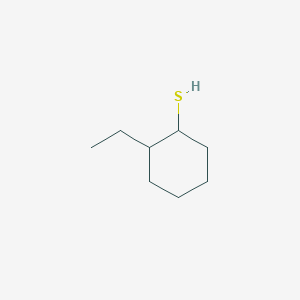 molecular formula C8H16S B13312786 2-Ethylcyclohexane-1-thiol 