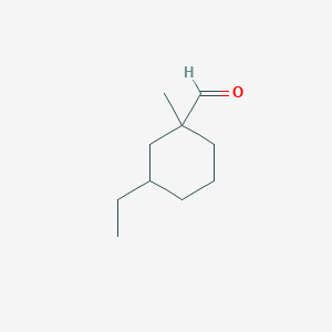 3-Ethyl-1-methylcyclohexane-1-carbaldehyde