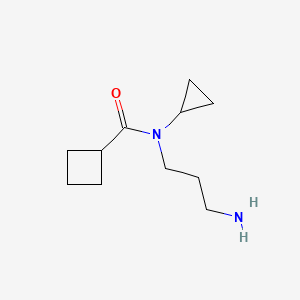 N-(3-aminopropyl)-N-cyclopropylcyclobutanecarboxamide