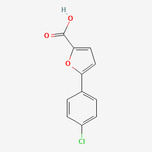 molecular formula C11H7ClO3 B1331284 5-(4-氯苯基)-2-呋喃甲酸 CAS No. 41019-45-8