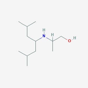 2-[(2,6-Dimethylheptan-4-yl)amino]propan-1-ol