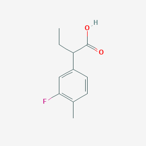 2-(3-Fluoro-4-methylphenyl)butanoic acid