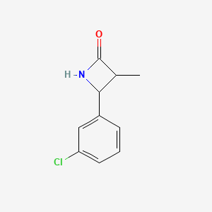 4-(3-Chlorophenyl)-3-methylazetidin-2-one