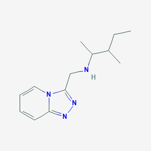 molecular formula C13H20N4 B13312942 (3-Methylpentan-2-yl)({[1,2,4]triazolo[4,3-a]pyridin-3-ylmethyl})amine 