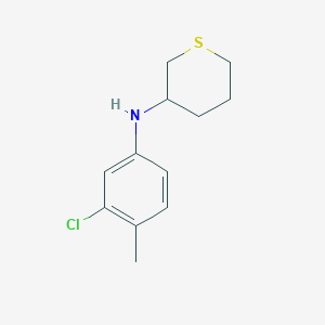 N-(3-chloro-4-methylphenyl)thian-3-amine