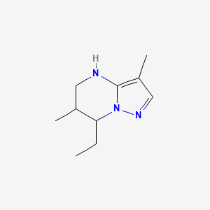 7-Ethyl-3,6-dimethyl-4H,5H,6H,7H-pyrazolo[1,5-a]pyrimidine