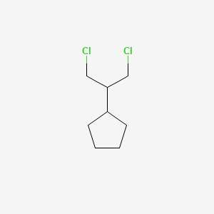 (1,3-Dichloropropan-2-yl)cyclopentane