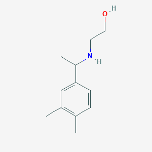 2-{[1-(3,4-Dimethylphenyl)ethyl]amino}ethan-1-ol