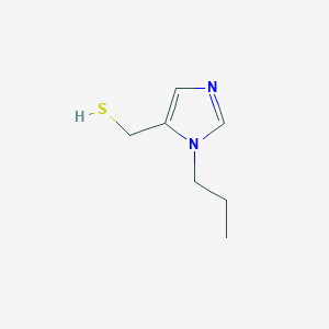 molecular formula C7H12N2S B13313040 (1-propyl-1H-imidazol-5-yl)methanethiol 